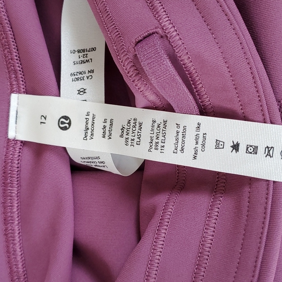 Lululemon Swift Speed HR 28" Tight Vintage Plum - Picture 3 of 16
